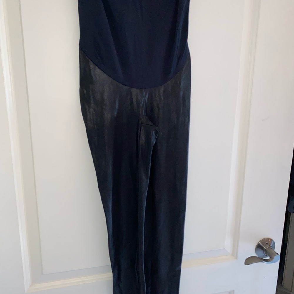 Spanx faux leather mat leggings